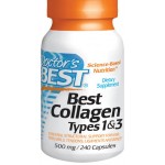 อาหารเสริม คอลลาเจน collagen ราคาส่ง ยี่ห้อ Doctor's Best, Best Collagen Types 1&3, 500 mg, 240 Capsules